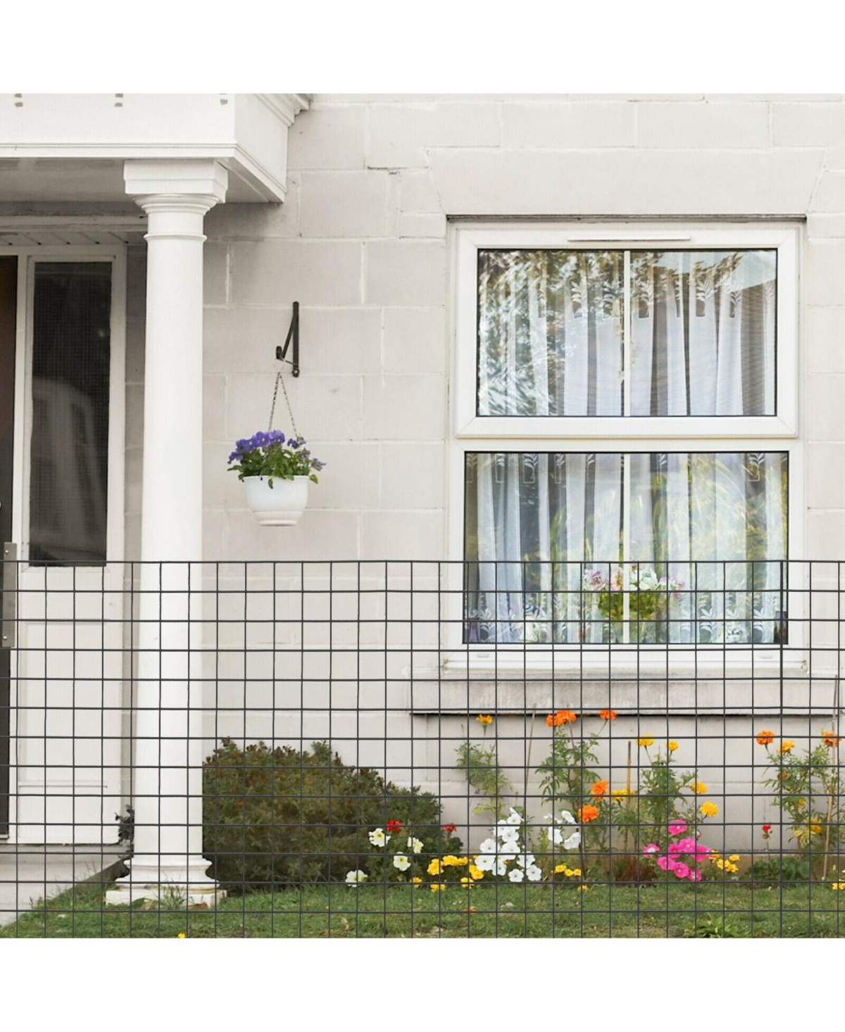 Slickblue Hardware Cloth GaugeVinyl Coated Welded Wire Mesh - Black