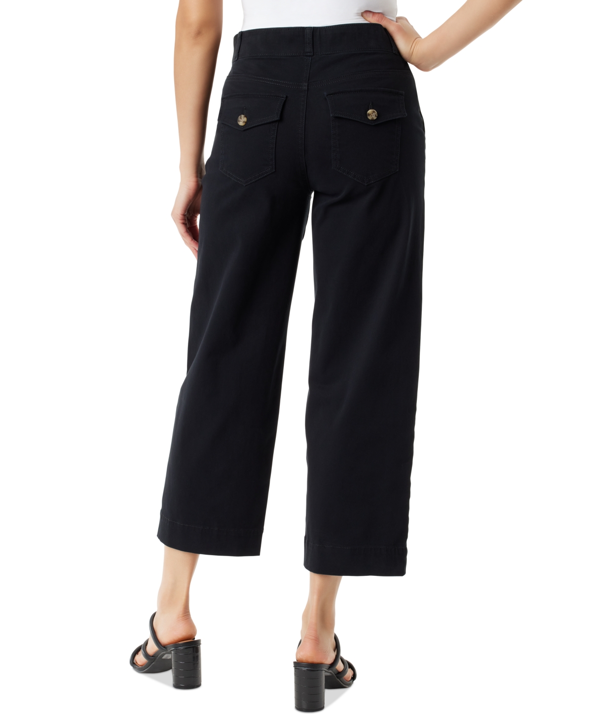 Gloria Vanderbilt Women's Shape-effect Wide-leg Cropped Pants