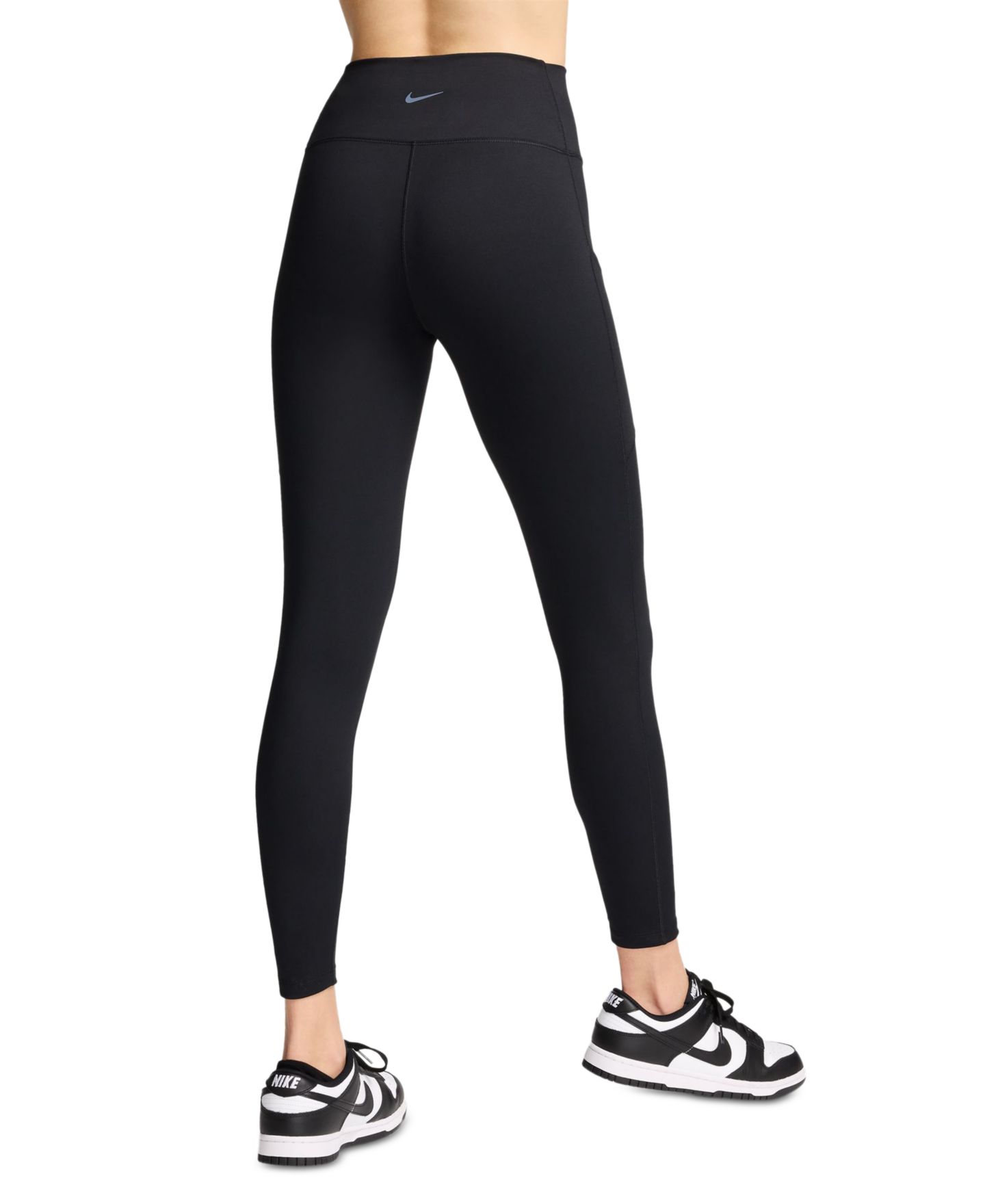 Женские леггинсы Nike One High-Waist 7/8-Leggings, цвет: Чёрный — фото 7