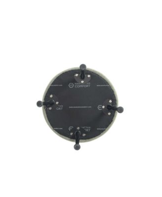 Bailey 18.11" Woven Polyester Blend Upholstered Ottoman