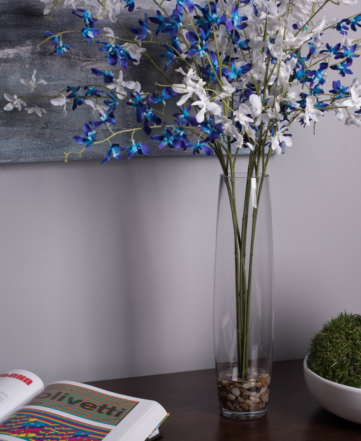 Vickerman 16" Clear Torpedo Vase In Clear