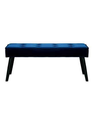 Velvet Tufted Bedroom Bench for Living Room & Entryway