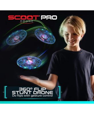 Scoot Pro Hand Operated Drone for Kids And Adults - Blue