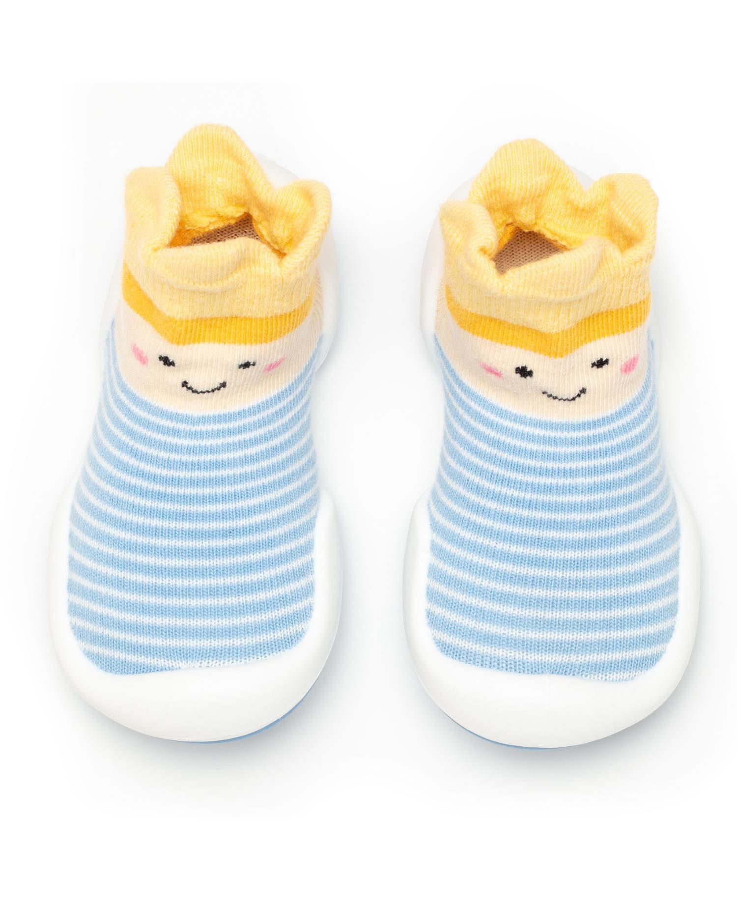 Infant Boys Breathable Washable Non-Slip Sock Shoes Crown Prince