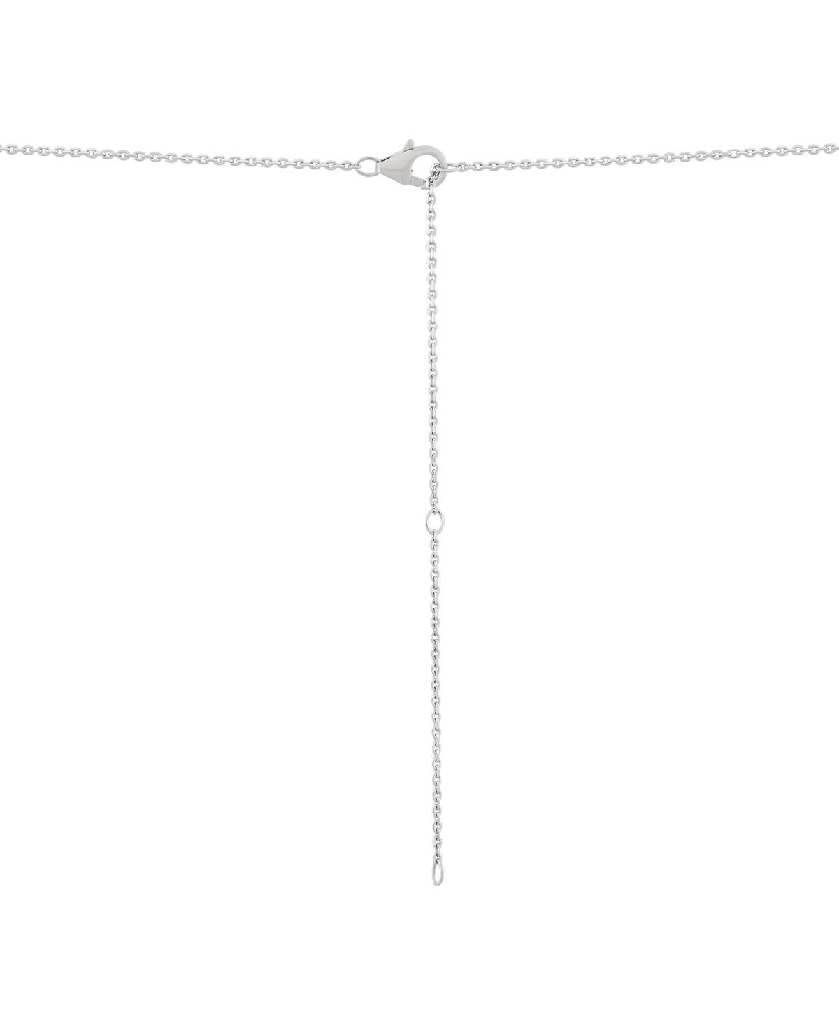 Shop Macy's Diamond Mom Heart Toggle Necklace (1/6 Ct. T.w.) In Sterling Silver, 16" + 4" Extender