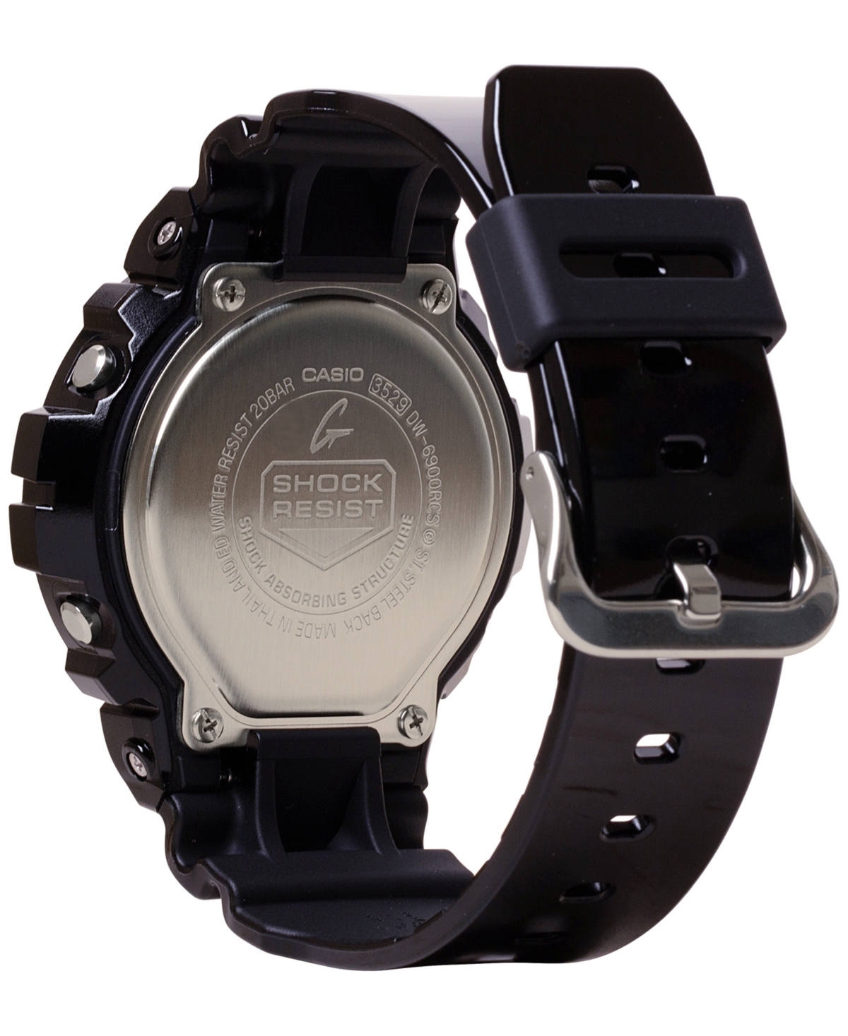 Shop G-shock Men's Digital Black Resin Strap Watch 50mm, Dw6900rcs-1