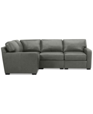 Radley 101" 4-Pc. Leather Corner Sectional