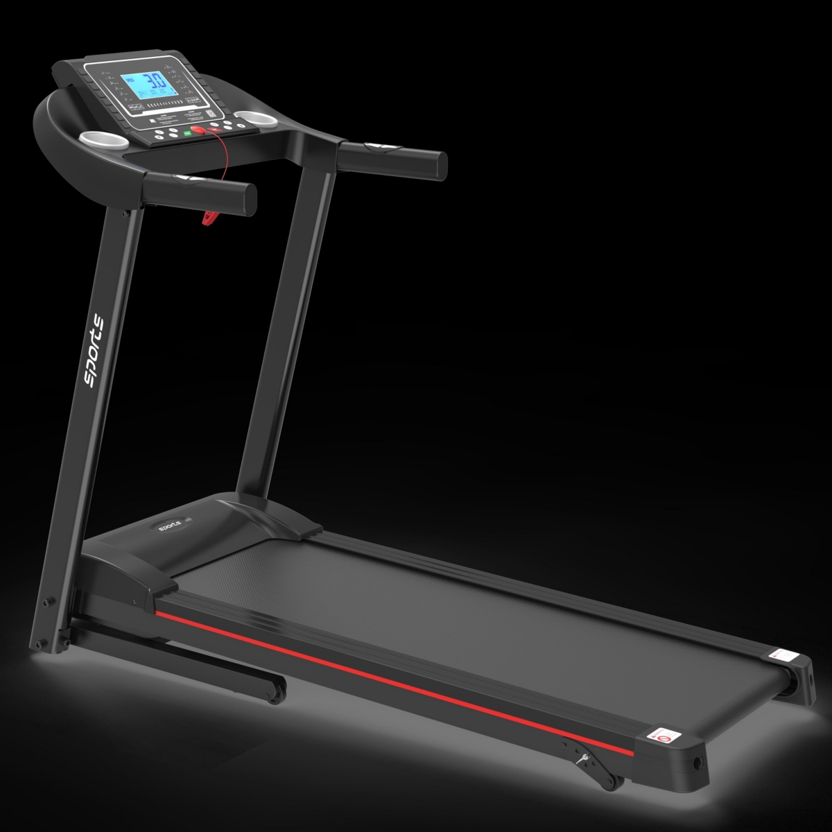 Streamdale Furniture Fitshow App Home Foldable Treadmill With Incline, Folding Treadmill For Home Workout