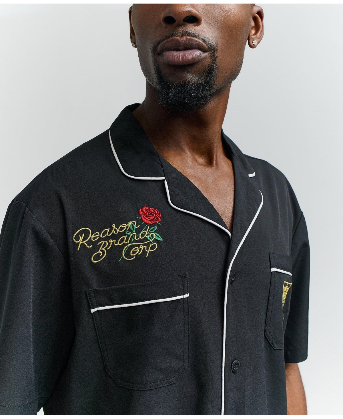 Shop Reason Clubmaster Men's Shirt In Black
