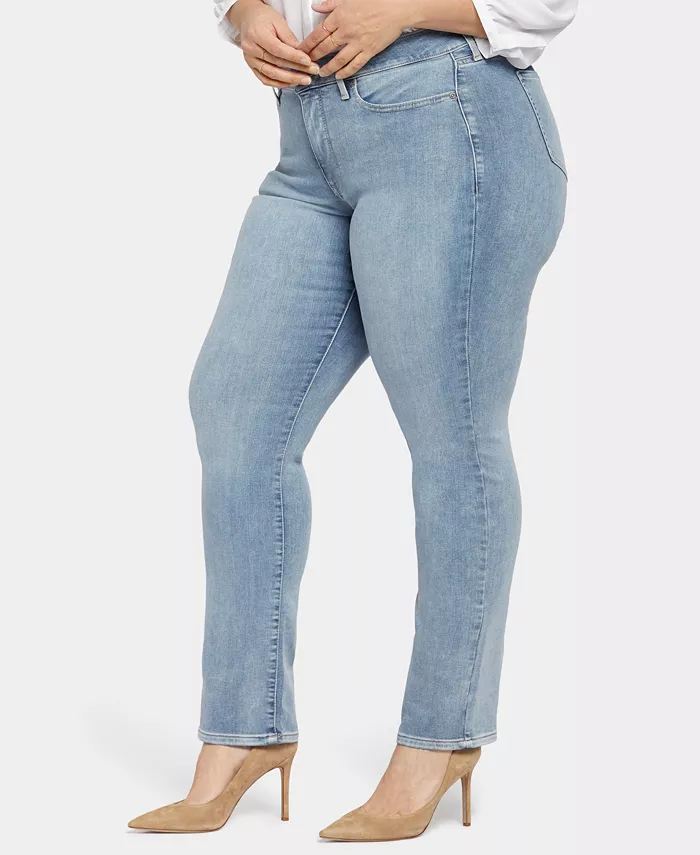 Plus Size Marilyn Straight Jean - thumbnail 3