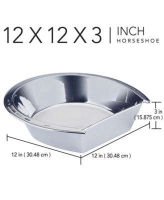 Derby Day at the Races Silver Plated 3-D Horseshoe Serving Bowl