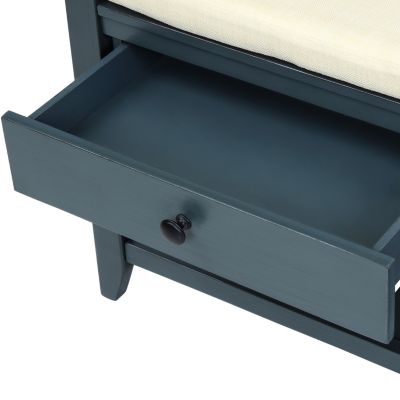 Multipurpose Entryway Bench with Seat and Drawers
