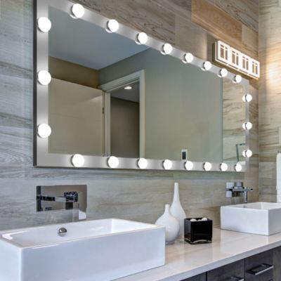 Streamdale Modern LED Wall-Mounted Full-Body Mirror