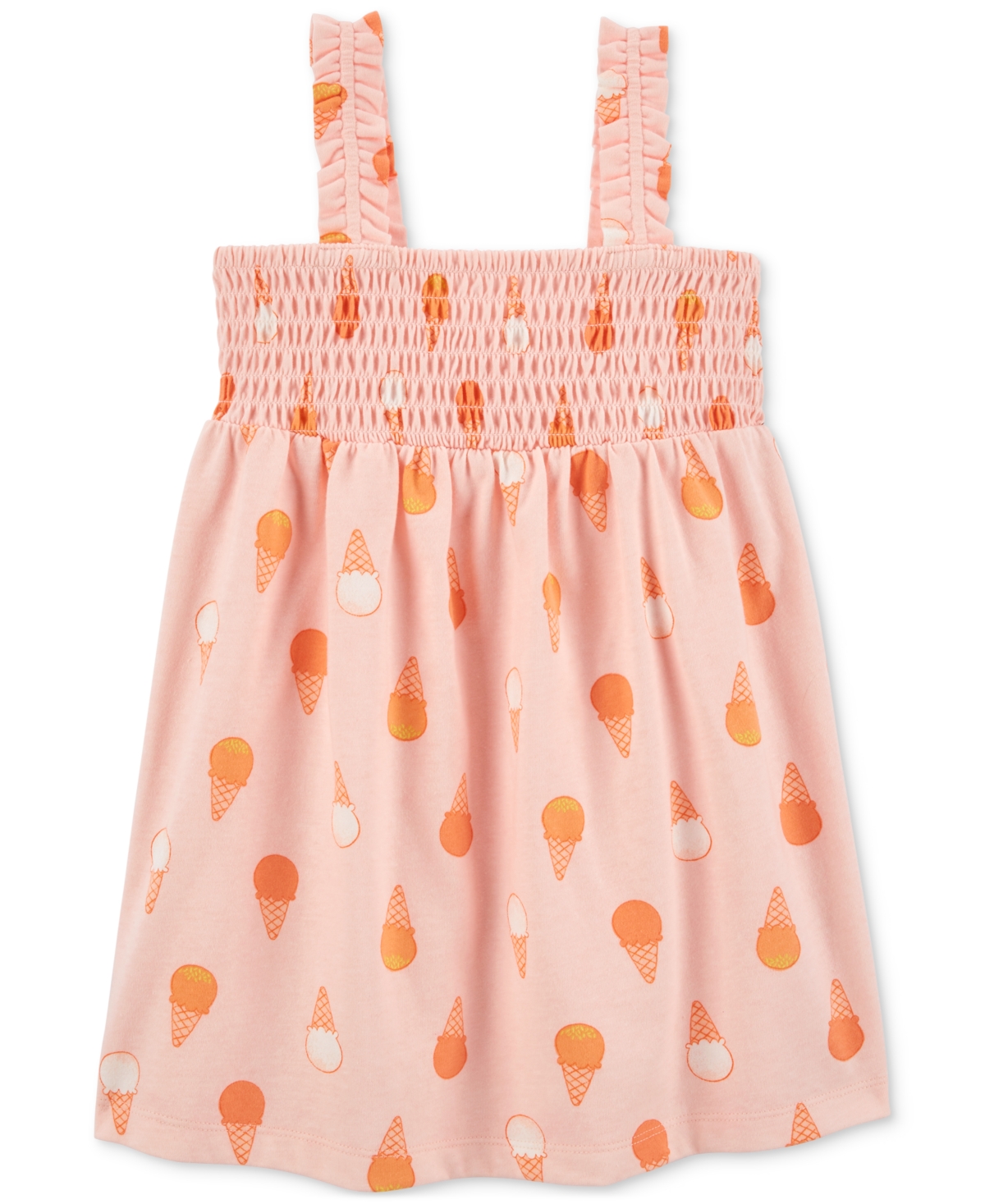 Shop Carter's Toddler Girl Ice Cream-print Jersey Dress In Pink