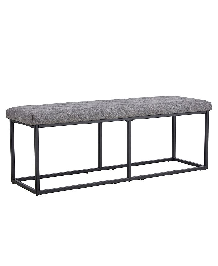Simplie Fun Tufted ExtraLong Entryway Bench, 51" Bedroom Benches Upholstered Dining Benches