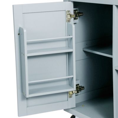 Multifunctional Storage and Wheels Kitchen Cart