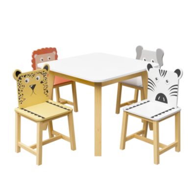 Streamdale 5-Piece Adorable Animal Table & Chairs