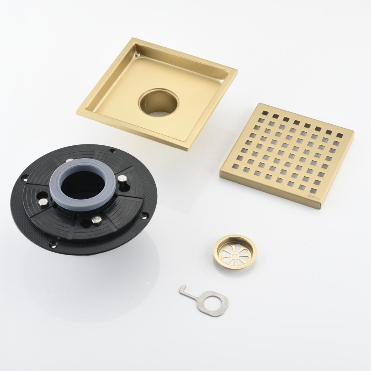 6 Inch Square Shower Floor