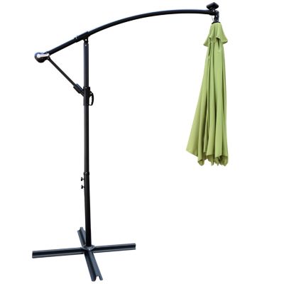 Streamdale 10' Solar LED Patio Umbrella, 8-Rib Waterproof Shade