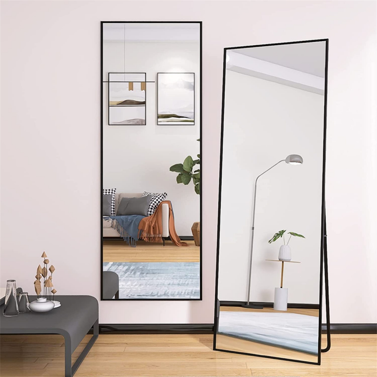 Streamdale Furniture Wall-Mounted Alloy Frame Full Length Mirror