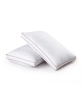 Unikome 2 Goose Down Feather Gusset Pillow, Standard - White