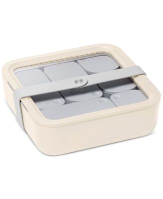 10-Cup Glass Food Storage Container with Lid