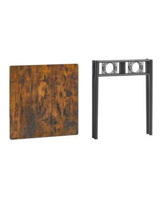 Folding Dining Table with Wheels, Storage, and Drawers