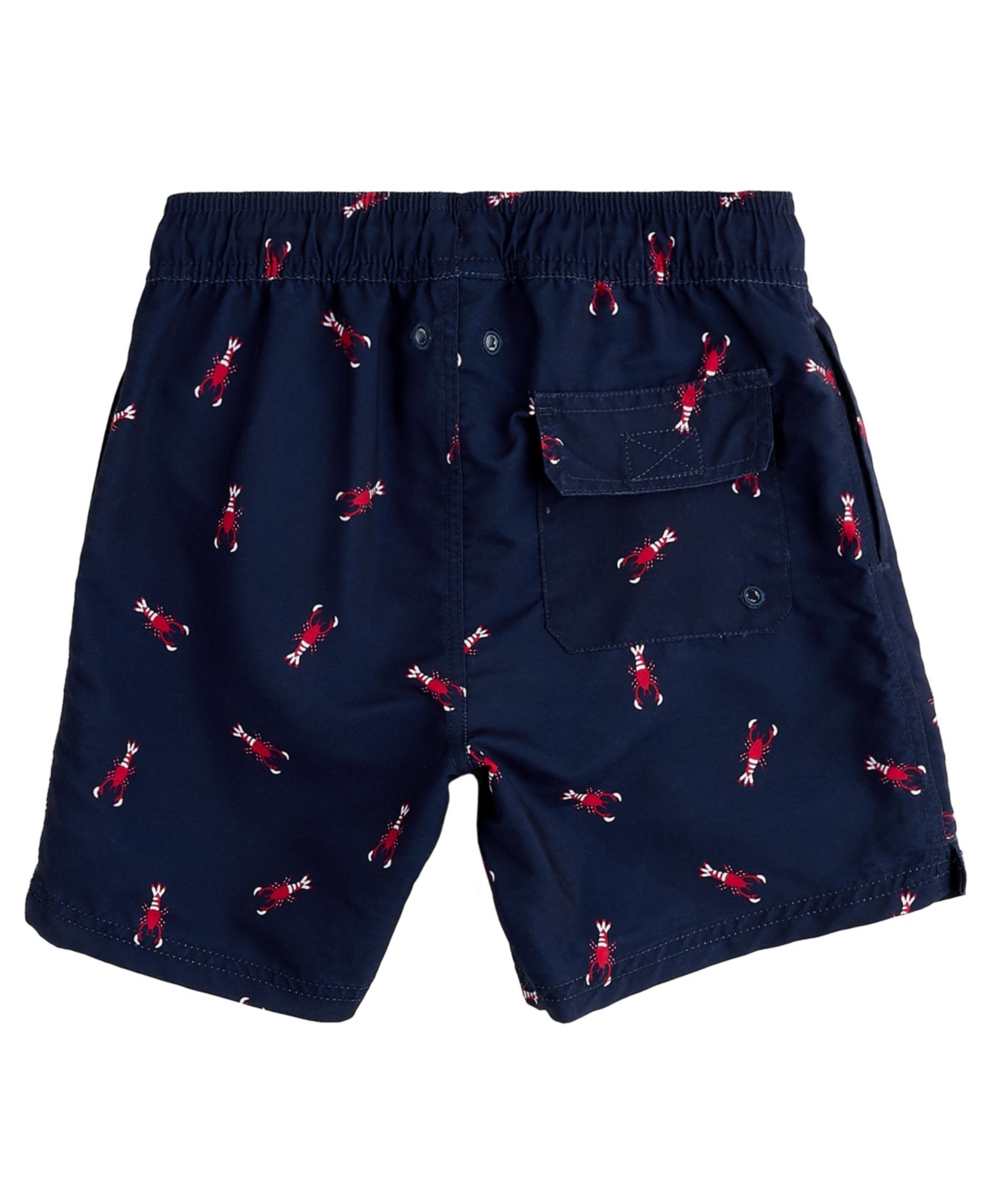 B by Brooks Brothers Big Boys Lobster Print Swim Trunks