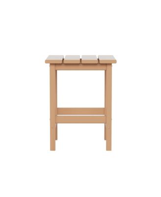 All-Weather Outdoor Patio Poly Adirondack Side Table