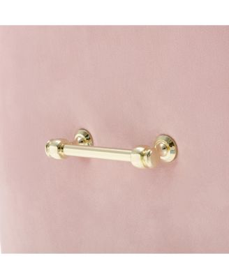 Upholstered Performance Velvet Accent Chair With Metal Leg