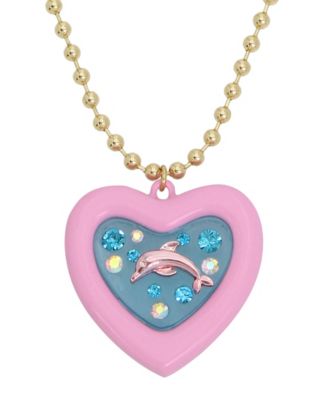 86. Lele Sadoughi Headband / Betsy Johnson bee necklace hot pink gift box GARDEN GLAM TULIP CHARM FRONTAL NECKLACE PINK Women main image 2