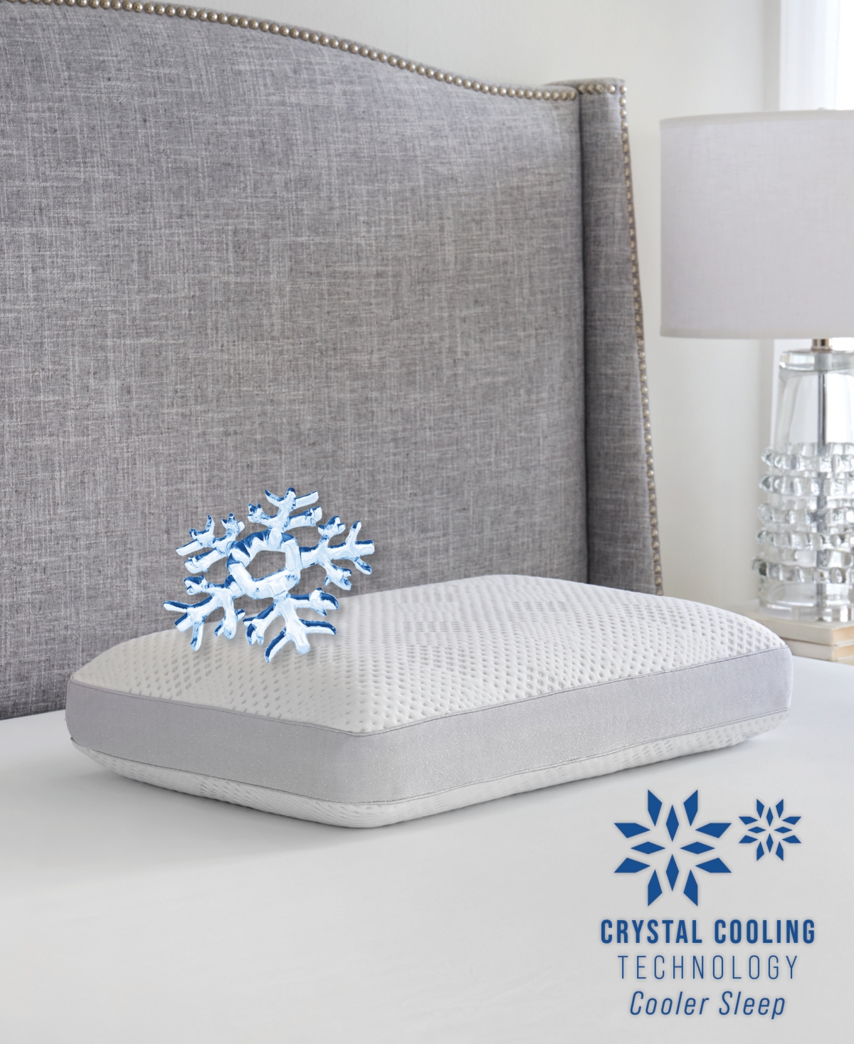 ProSleep Beautifully Cool Supreme Cooling Comfort Gusseted Memory Foam Pillow, King, Exclusively at Macy's