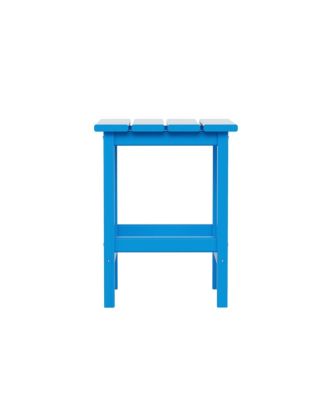 All-Weather Outdoor Patio Poly Adirondack Side Table