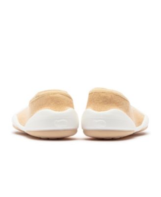 Infant Girl Boy Breathable Washable Non-Slip Sock Shoes Flat - Latte