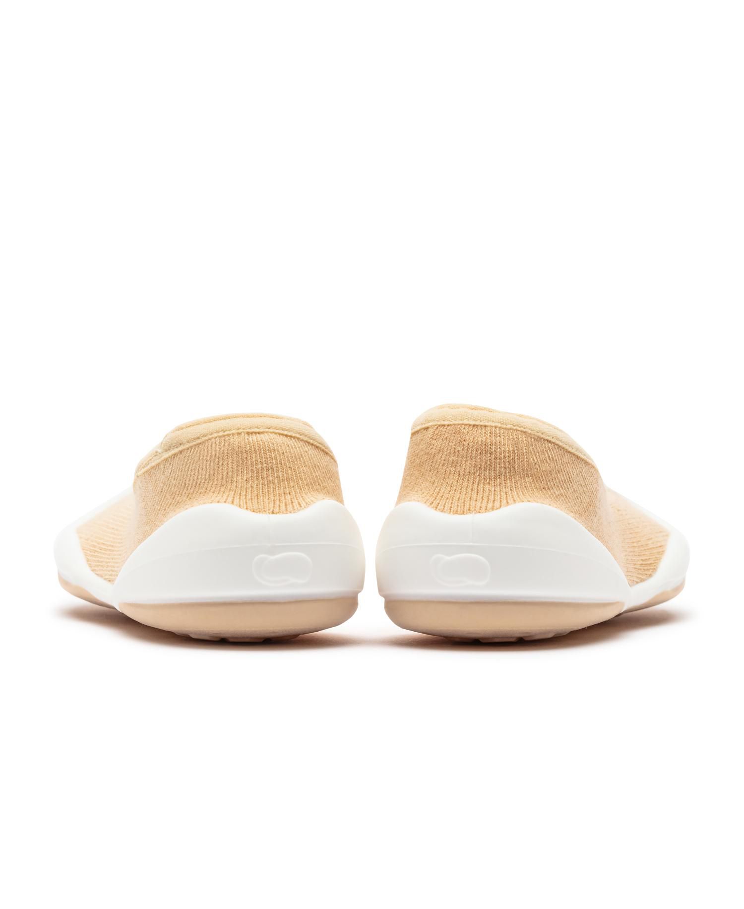 Infant Girl Boy Breathable Washable Non-Slip Sock Shoes Flat - Latte