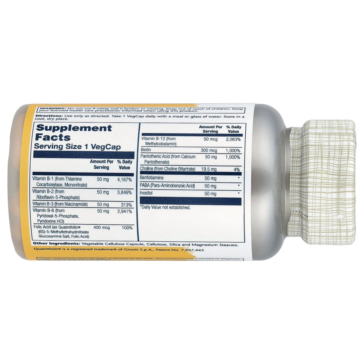 Solaray Methyl B-Complex 50 - VegCaps - Assorted Pre-pack (See Table 9