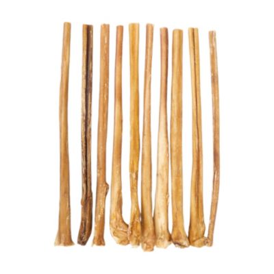 12-Inch Standard Bully Sticks (10-Pack) - All-Natural, High-Protein, Low-Odor Dog Treats