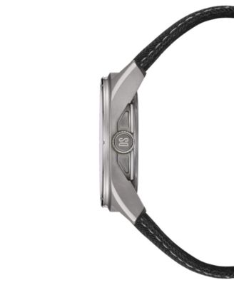 Men's Swiss Automatic DS Vision Black Strap Watch 42mm