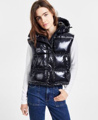 S13 Women's Highland Hooded Water-Resistant Puffer Vest - Macy's