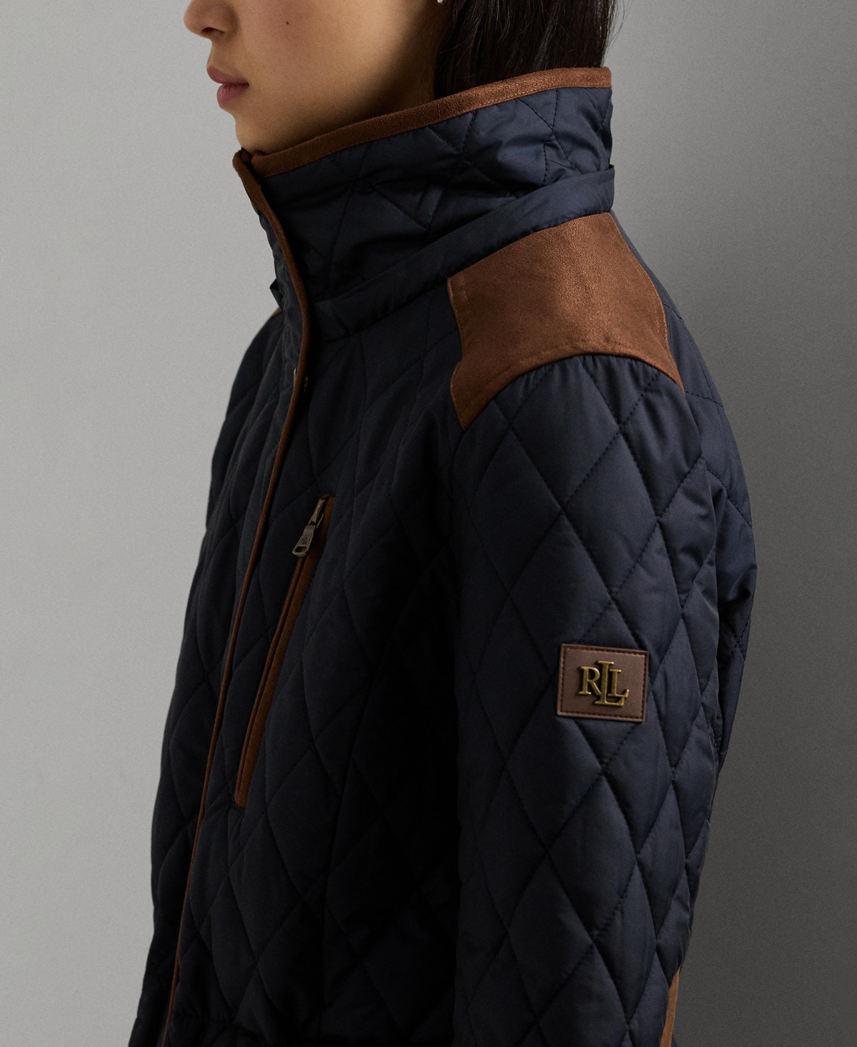 Lauren Ralph Lauren Petite Hooded Quilted Anorak Coat