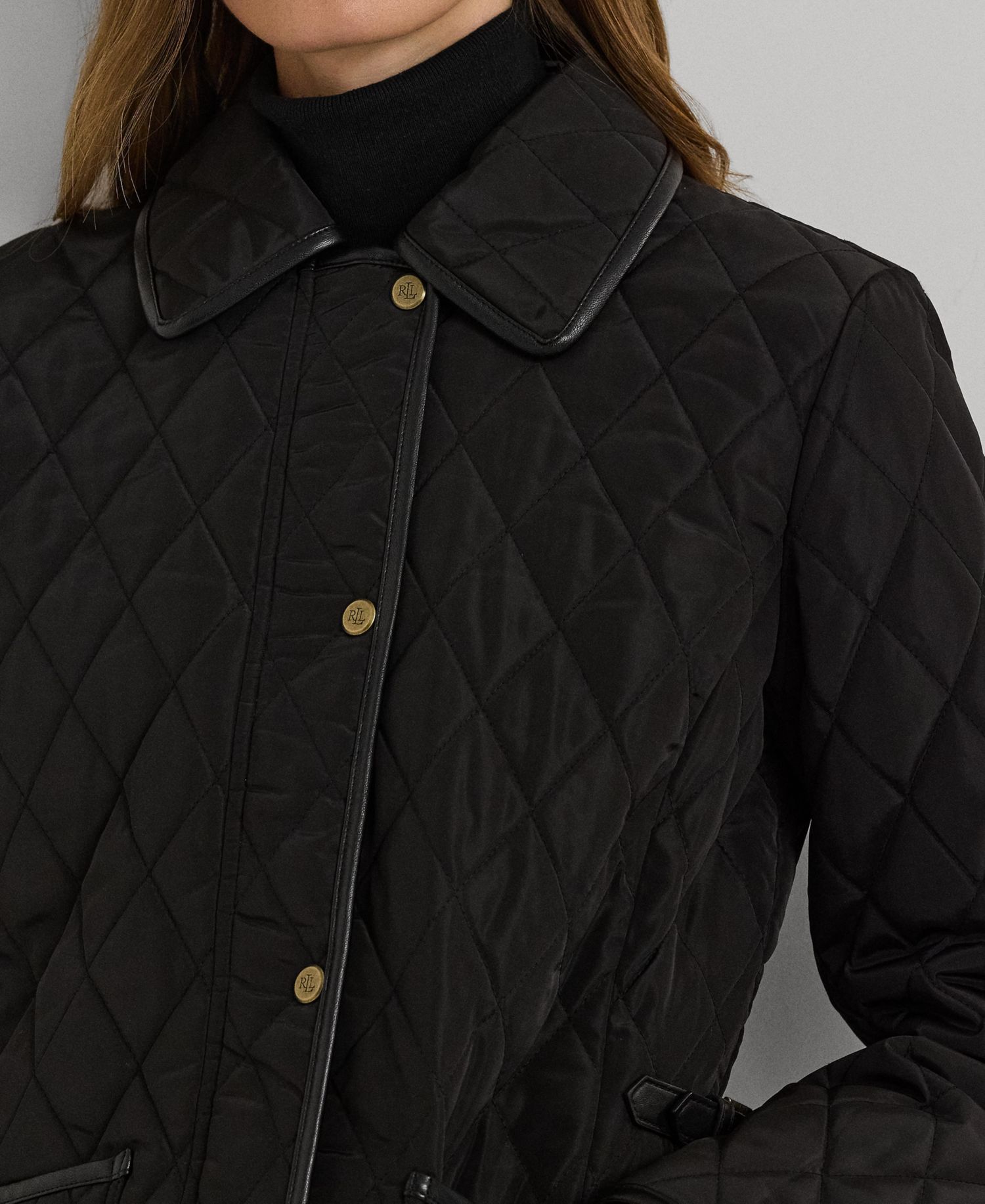 Women's Quilted Velboa-Lined Coat