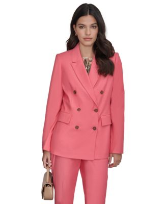 Macy's pink blazer best sale