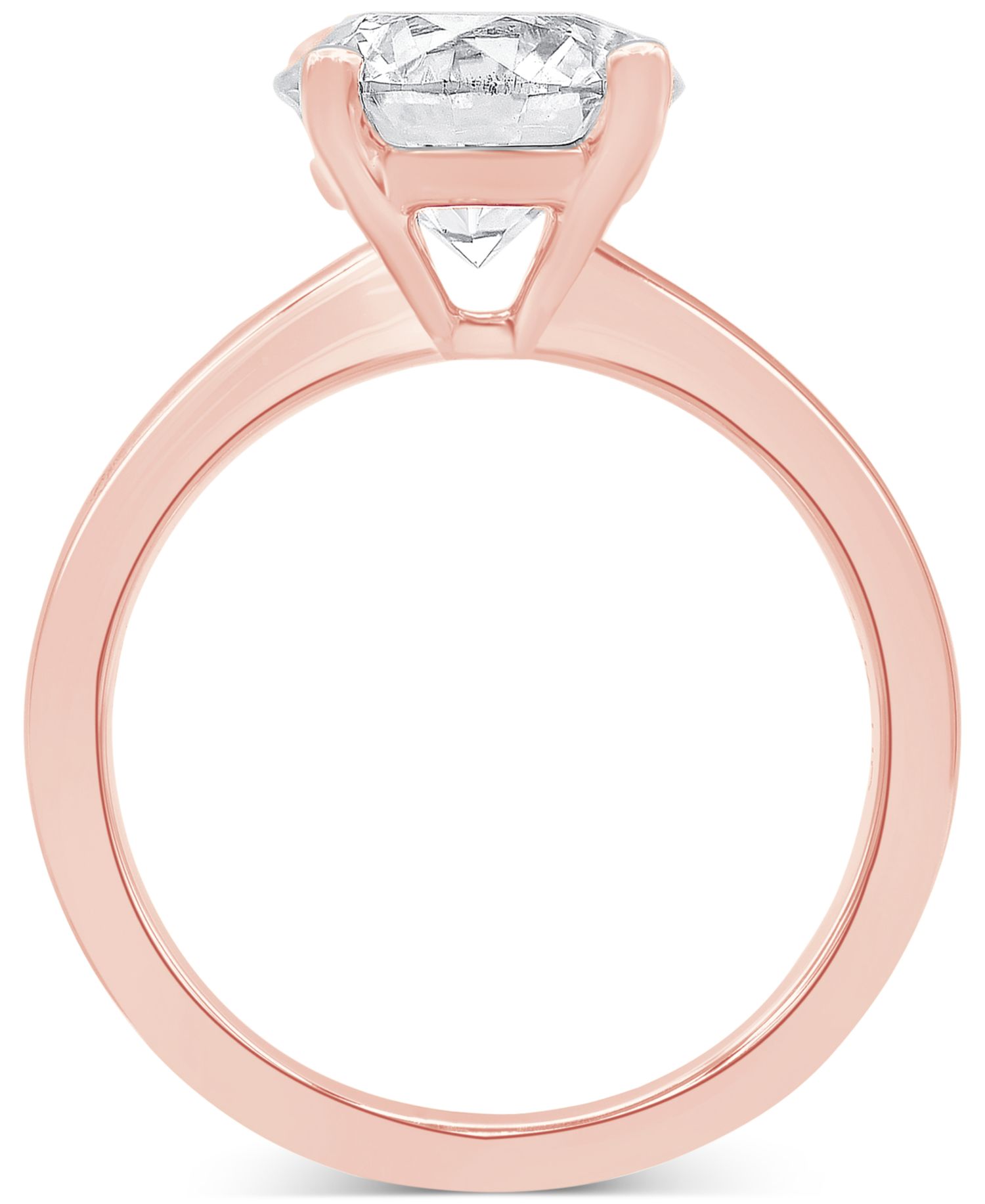 Certified Lab Grown Diamond Solitaire Engagement Ring (4 ct. t.w.) in 14k Gold