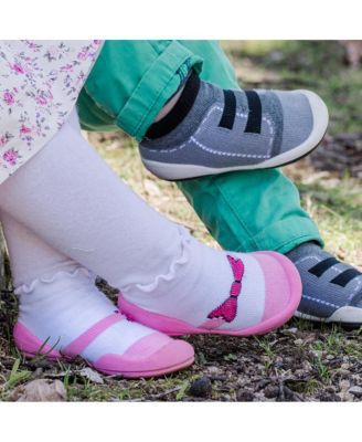 Infant Girl Breathable Washable Non-Slip Sock Shoes Mary Jane Bow