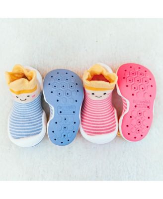 Infant Girl Breathable Washable Non-Slip Sock Shoes Crown Princess