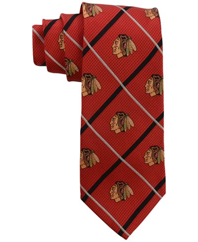 Eagles Wings Chicago Blackhawks Necktie