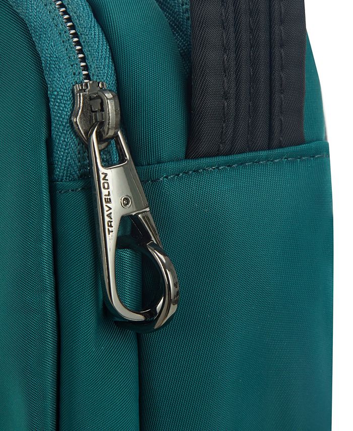 Travelon Unisex Anti-diefstal Addison kleine crossbody crossbody tas, Zwart, Eén maat, Travelon Anti-diefstal Addison Kleine Crossbody