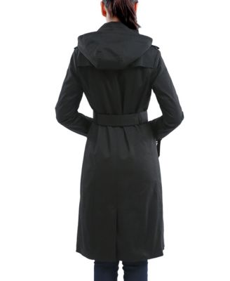 Women's Kayla Water Resistant Hooded Trench Coat