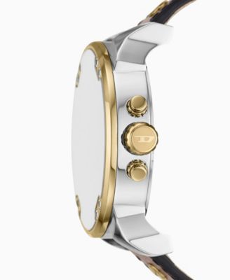 Men's Mr. Daddy 2.0 Chronograph Brown Leather Watch 57mm