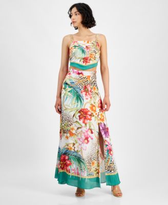 GUESS - Women's Dora Scarf-Print Maxi Skirt